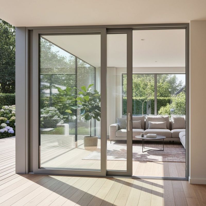Wood Sliding Door Installation in Conroe, TX